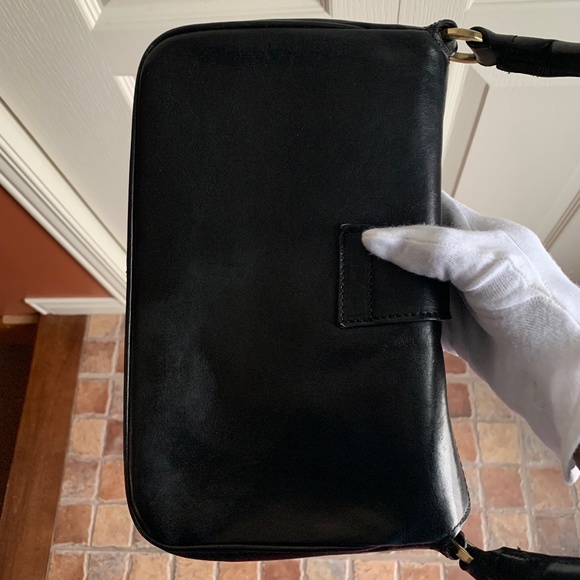 Valentina Black Leather Handbag - Picture 8 of 16